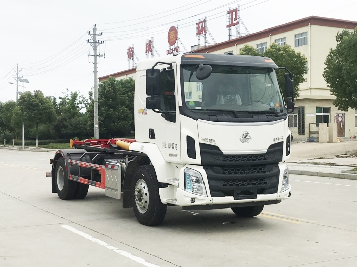 HDW5186ZXXL6車(chē)廂可卸式垃圾車(chē)(東風(fēng)柳汽乘龍M3)16T