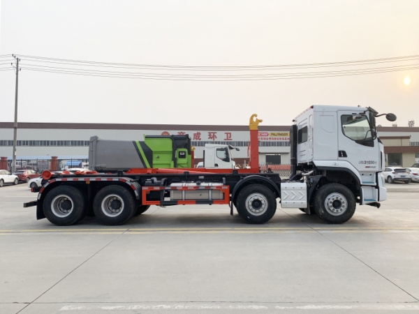 HDW5314ZXXL6車廂可卸式垃圾車（東風柳汽乘龍H5）26T