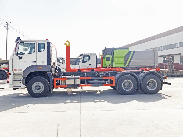 5252ZXXZZ6車(chē)廂可卸式垃圾車(chē)(重汽HOWO)20T