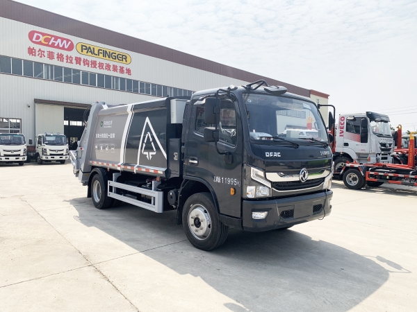 HDW5120ZYSE6型壓縮式垃圾車(chē)（東風(fēng)多利卡D7）9m3